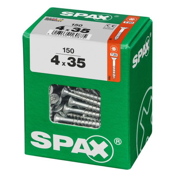 UNIVERZALNI VIJAK SPAX TX 4X35 WIROX A2F V ZAVITKU 150KOS