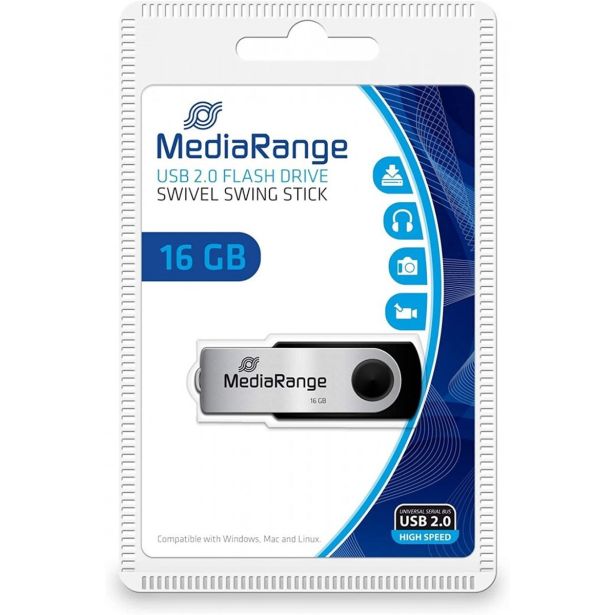 USB KLJUČ MEDIARANGE 16GB 2.0-MR910