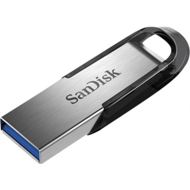 USB KLJUČ SANDISK 128GB ULTRA FLAIR 3.0 SREBRN, KOVINSKI, BREZ