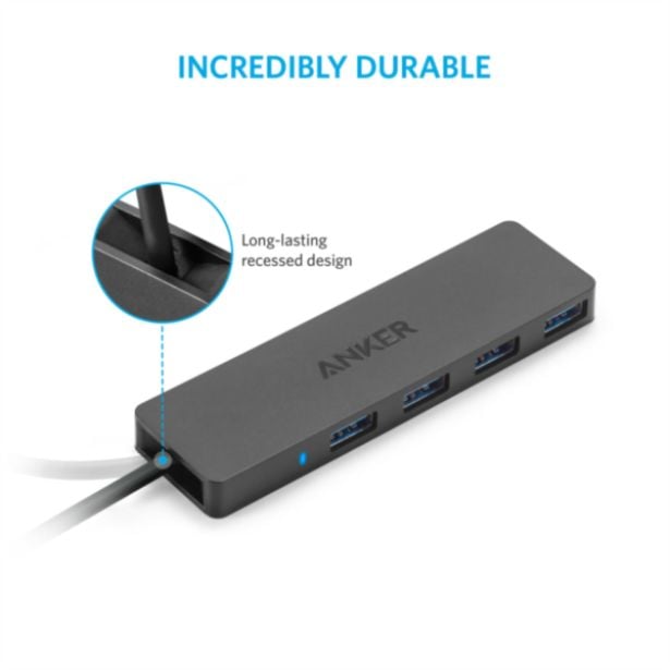 USB RAZDELILEC (HUB) ANKER 4-PORT USB 3.0