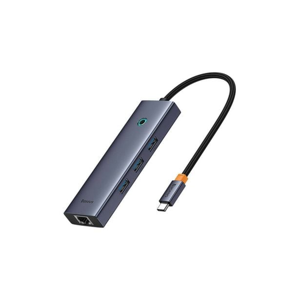 USB RAZDELILEC (HUB) BASEUS HUB POSTAJA 6V1 USB-CRJ45 BASEUS HDMI/USB/USB-C PD