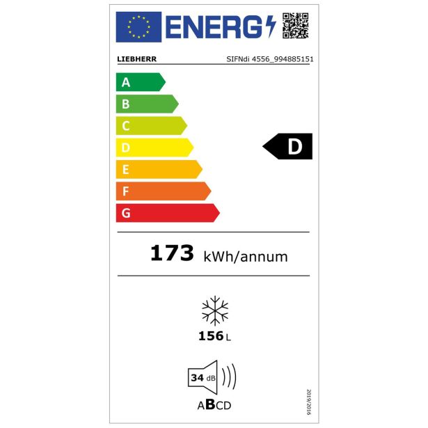 VGRADNA ZAMRZOVALNA OMARA LIEBHERR SIFNDI4556