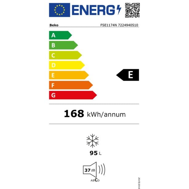 ZAMRZOVALNA OMARA BEKO FSE1174N