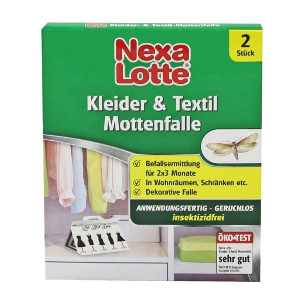 ZAŠČITA PRED INSEKTI NEXA LOTTE NL FEROMONSKA VABA ZA TEKSTILNE MOLJE 2 KOS