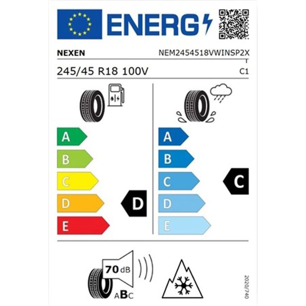 ZIMSKA GUMA NEXEN 245/45R18 100V XL WINGUARD SPORT 2