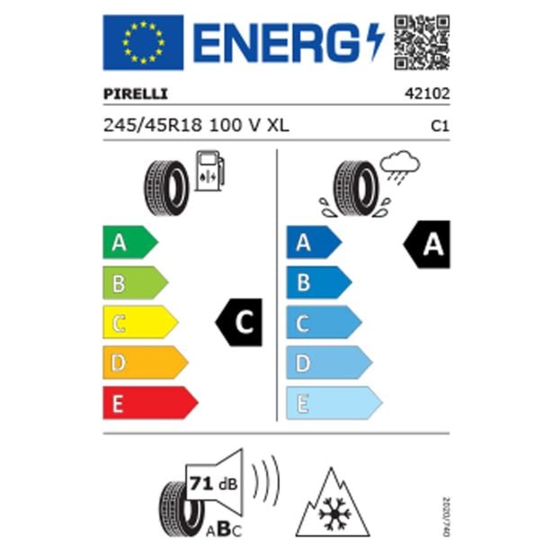 ZIMSKA GUMA PIRELLI 245/45R18 100V XL PZERO WINTER 2