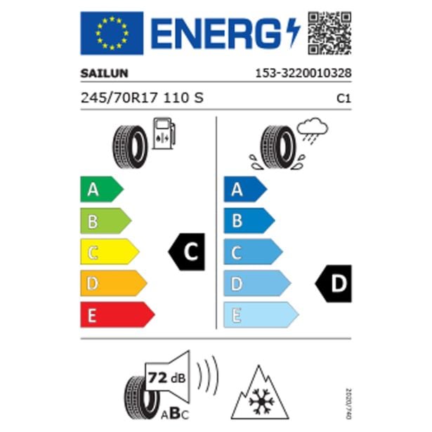 ZIMSKA GUMA SAILUN 245/70R17 110S ICE BLAZER WST3