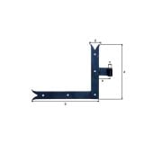 DOLGA SPONA ALBERTS 250X300 MM KOTNA ZA POLKNA