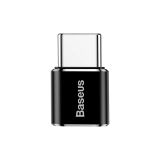 ADAPTER BASEUS MICRO/USB-C BASEUS ŽENSKI ČRN