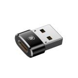 ADAPTER BASEUS USB-A/USB-C BASEUS ŽENSKI ČRN