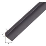 KOTNI PROFIL ALBERTS ALU 20X10X1X2000 MM ČRNO ELOKSIRAN