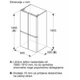 AMERIŠKI HLADILNIK BOSCH KMC85LEEA