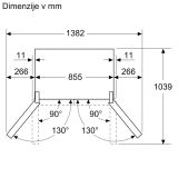 AMERIŠKI HLADILNIK BOSCH KMC85LEEA
