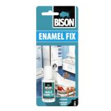 BISON LAK ZA EMAJL FIX 20 ML - ENAMEL FIX - BELA TEKOCINA ZA POPRAVILO POŠKODOVANEGA EMAJLA IN LAKA