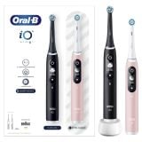 ELEKTRIČNA ZOBNA ŠČETKA ORALB IO6 DUO ČRNA/ROZA