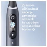 ELEKTRIČNA ZOBNA ŠČETKA ORALB IO9 ČRNA