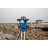 ROTACIJSKI LASER BOSCH GRL 600 CHV PROFESSIONAL S SPREJEMNIKOM LR 60, STOJALOM BT 170 HD IN MERILNO PALICO GR 240