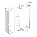 HLADILNIK IN ZAMRZOVALNIK GORENJE RKI418EE1