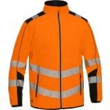 JAKNA BISLEY HI VIS ROBEY SOFTSHELL ORANŽNA 2XL