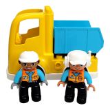 KOCKE LEGO DUPLO TOVORNJAK IN BAGER NA GOSENICAH 10931