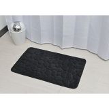 KOPALNIŠKA PREPROGA TENDANCE MICROFIBER SPOMINSKA PENA PEBBLE 50X80 CM ČRNA