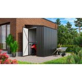 KOVINSKA VRTNA HIŠKA GLOBEL LEANTO 56 ANTRACIT Š145 X G172 X V204 CM