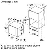 MIKROVALOVNA PEČICA BOSCH BFL520MB0