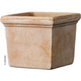 GLINENI ZUNANJI LONEC DEROMA MINI SIENA QUADRO TERRACOTTA 11 CM