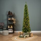 NOVOLETNA JELKA EVERLANDS 180 CM ZELENA LED PENCIL PINE