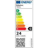 PODELEM. STENSKA SVETILKA RABALUX BAND2 24W L113.5CM ČRNA