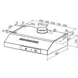 PODVGRADNA KUHINJSKA NAPA FABER 2740 BASE SRM X A60