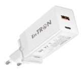 POLNILNIK ZA GSM EN-TRON POLNILEC (USB + TIP C) PD, 65 W, QC 3.0, BEL