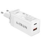 POLNILNIK ZA GSM EN-TRON POLNILEC (USB + TIP C) PD, 65 W, QC 3.0, BEL