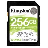 POMNILNIŠKA KARTICA KINGSTON SDXC 256GB SDS2/256GCANVAS SELEC