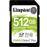 POMNILNIŠKA KARTICA KINGSTON SDXC 512GB SDS2/512GCANVAS SELEC