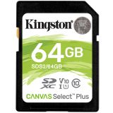 POMNILNIŠKA KARTICA KINGSTON SDXC 64GB SDS2/64GB CANVAS SELECT P