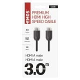 POVEZOVALNI KABEL EMOS HDMI 2.0 A/M-A/M 3M