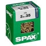 UNIVERZALNI VIJAK SPAX PZ 3.5X35 YELLOX A2G V ZAVITKU 175KOS