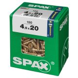 UNIVERZALNI VIJAK SPAX PZ 4.5X20 YELLOX A2G V ZAVITKU 150 KOS