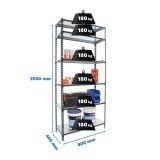 REGAL SIMONRACK SIMONCLICK MINI 6/400 5/400 ANTRACIT/GALVA