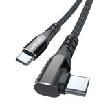 USB KABEL EN-TRON KOTNI USB-C (WH-A6) ČRN