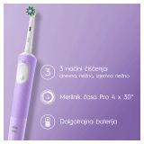 ELEKTRIČNA ZOBNA ŠČETKA ORAL-B VITALITY D103 PRO LILA