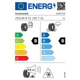 ZIMSKA GUMA CONTINENTAL 255/40R21 102T XL FR WINTERCONTACT DOTXX24