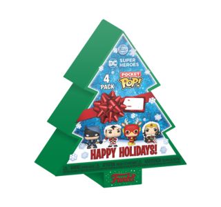 AKCIJSKA FIGURA FUNKO POCKET POP DC HOLIDAY TREE HOLIDAY BOX 4-PACK