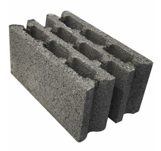 BETONSKI BLOK OBLAK GROUP NBB 25 24X19X39 CM CEMENTNO SIV