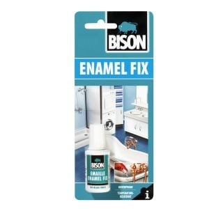 BISON LAK ZA EMAJL FIX 20 ML - ENAMEL FIX - BELA TEKOCINA ZA POPRAVILO POŠKODOVANEGA EMAJLA IN LAKA