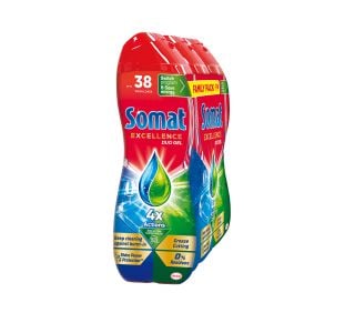 DETERGENT-STROJ.POMIVANJE HENKEL LCH SOMAT EXCELLENCE DUO GEL FAMILIE PACK 114WL