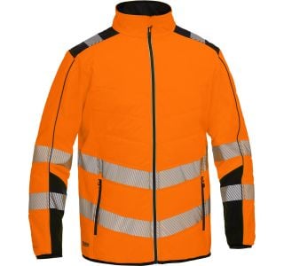 JAKNA BISLEY HI VIS ROBEY SOFTSHELL ORANŽNA 2XL