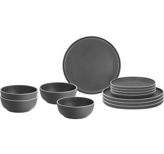 KAMP JEDILNI PRIBOR BRUNNER MELAMINE SET MIDDAY DOLOMIT SIVI 12/1