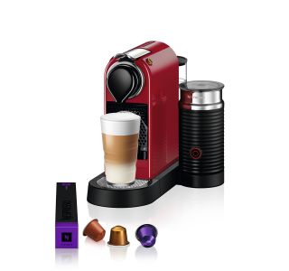 KAVNI AVTOMAT, KAPSULE NESPRESSO CITIZ & MILK MCH RDEČ